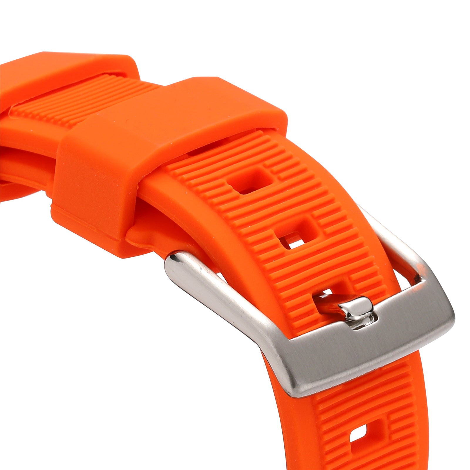 Uniqkart for Apple Watch Series 8 7 41mm / 6 5 4 SE (2022) SE 40mm / 3 2 1 38mm Silicone Watch Strap Dual Loop Watch Band - Orange Uniqkart for Apple Watch Series 8 7 41mm / 6 5 4 SE (2022) SE 40mm / 3 2 1 38mm Silicone Watch Strap Dual Loop Watch Band - Orange